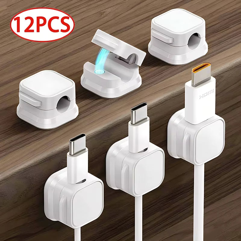 SkiiStore Magnetic Cable Organizer (12 Pack)