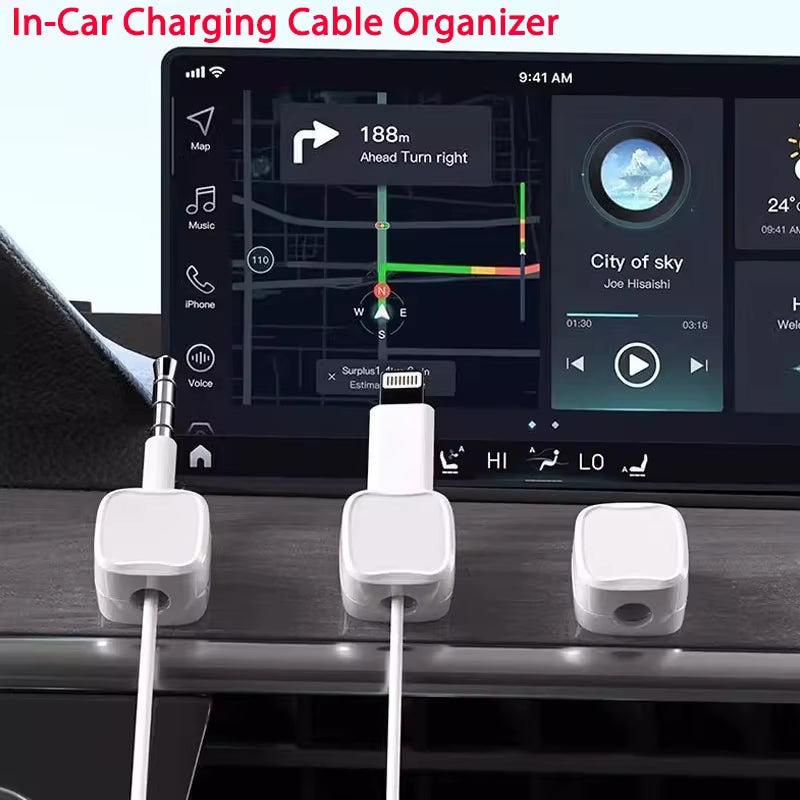 SkiiStore Magnetic Cable Organizer (12 Pack)